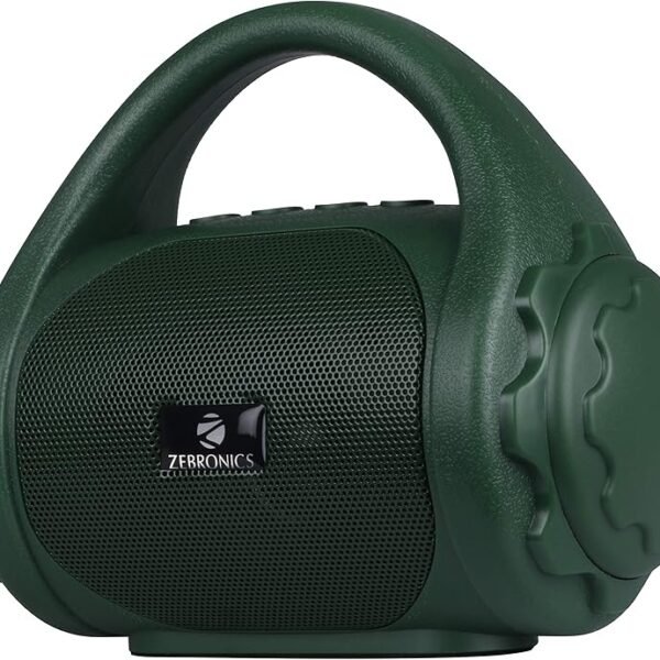 Zebronics ZEB-COUNTY 3W Wireless Bluetooth Portable Speaker With Supporting Carry Handle, USB, SD Card, AUX, FM & Call Fun...