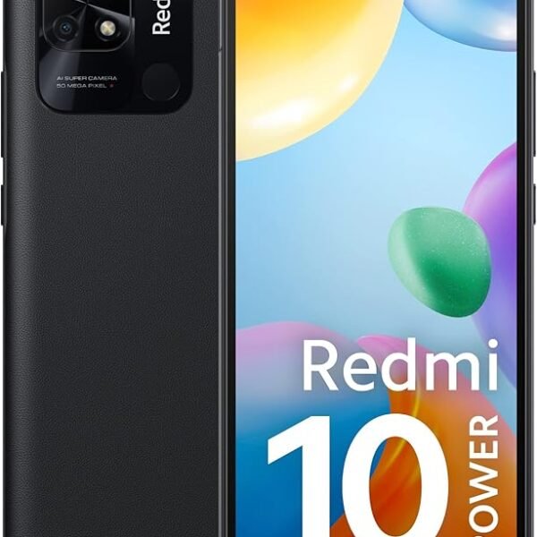 Redmi 10 Power (Power Black, 8GB RAM, 128GB Storage) - Long-Lasting Battery, Stunning Display