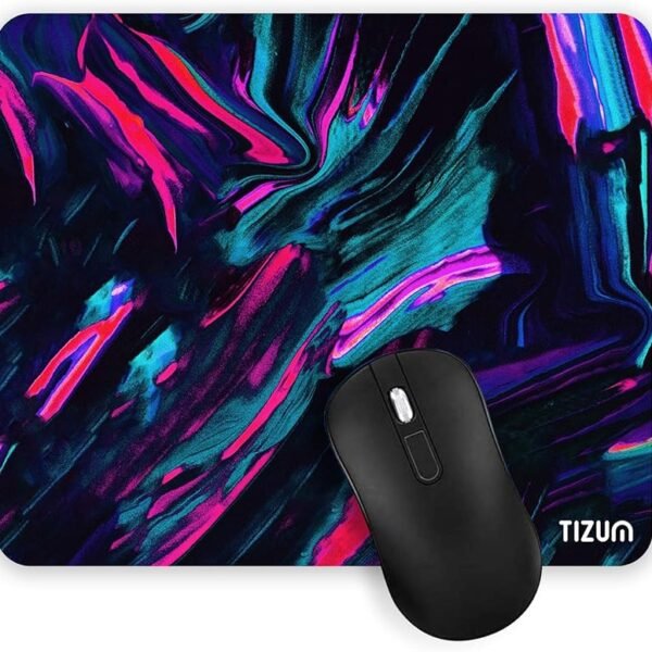 Tizum Mouse Pad - Computer Mouse Mat with Anti-Slip Rubber Base & Smooth Mouse Control with Spill-Resistant Surface for La...