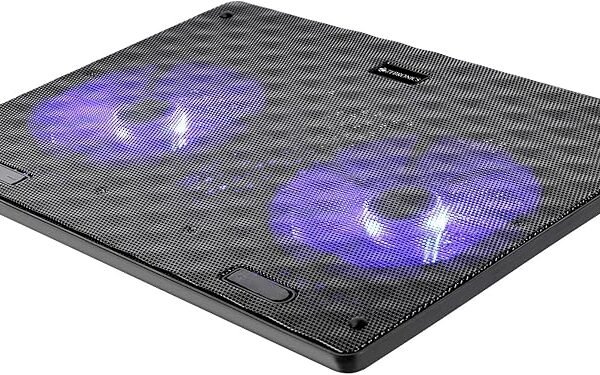 Zebronics, ZEB-NC3300 USB Powered Laptop Cooling Pad with Dual Fan, Dual USB Port and Blue LED Lights