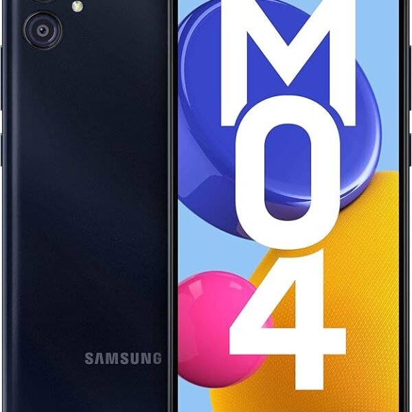 Samsung Galaxy M04 Dark Blue, 4GB RAM, 64GB Storage | Upto 8GB RAM with RAM Plus | MediaTek Helio P35 | 5000 mAh Battery
