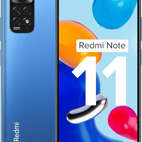 Redmi Note 11 (Horizon Blue, 6GB RAM, 128GB Storage)|90Hz FHD+ AMOLED Display | Qualcomm® Snapdragon™ 680-6nm | 33W Charge...